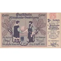 75 Pfennig Linz - Mittelstands-Wirtschafts-Genossenschaft