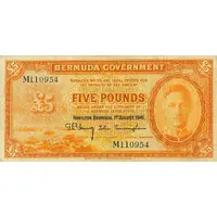 5 Pounds - George VI Orange