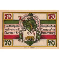 70 Pfennig Sparkasse