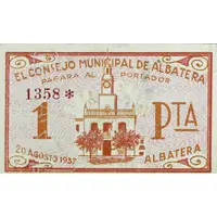 1 Peseta Albatera