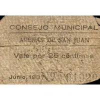 25 Céntimos Arenas de San Juan