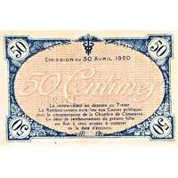 50 Centimes - Chambre de Commerce de Villefranche-sur-Saône 69