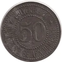 50 Pfennig - Hamburg Pulverfabrik Hamburg