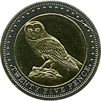 25 Pence - Elizabeth II