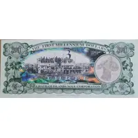 3 Dollars - Millennium First Note