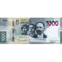 1000 Pesos 100th Anniversary of the Bank of Mexico