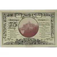75 Pfennig Leuchtenburg - Issue 2F: Leuchtenburg