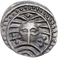 Sceat Series X, 'Wodan' head