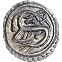 Sceat Series X, 'Wodan' head