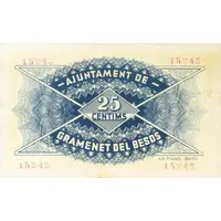 25 Céntimos Gramanet del Besòs