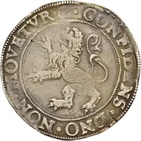 Daalder 'Leeuwendaalder' knight facing left