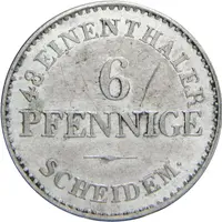 6 Pfennige - Alexander Charles Joint Coinage
