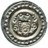Denier Bracteate - Abbey with Royal Participation