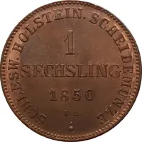 1 Sechsling Provisional Government Coinage