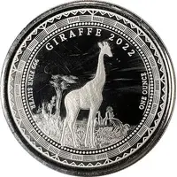 1000 Francos CFA Giraffe