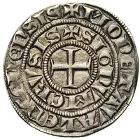 1/2 Groat 'with Knight' - John II of Avesnes