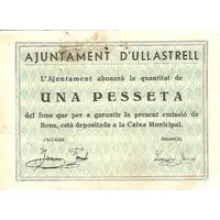 1 Peseta Ullastrell