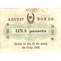 1 Peseta Ullastrell