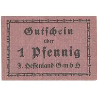 1 Pfennig F. Hessenland