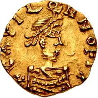 Tremissis - Moneyer Wintrius Chalon mint