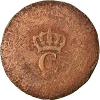 Sol tampé refrappe 2 sols Louis XV