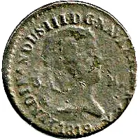 3 Maravedis - Fernando VII laureate head