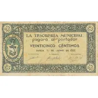 25 Céntimos Sueca