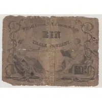 1 Thaler Courant Ältere Linie Kassenscheine