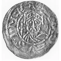 Denier anonyme saint Lull et Charlemagne