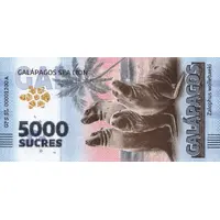 5000 Sucres - Galápagos Sea Lion