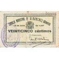 25 Céntimos Albánchez