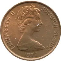 1 Cent - Elizabeth II 2nd portrait