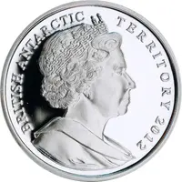 2 Pounds - Elizabeth II Terra Nova Expedition, Silver