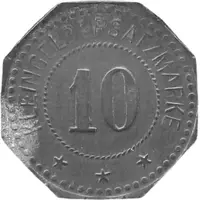 10 Pfennigs - Dresden Akt. Ges. F. Glasindustrie