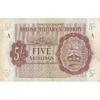 5 Shillings - British Military Authority