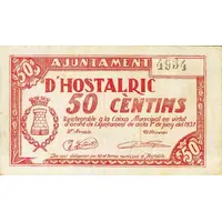 50 Céntimos Hostalric
