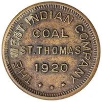 Token - West Indian Coal Company St. Thomas