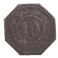 10 Pfennig - Trostberg Bayer. Stickstoffwerke