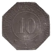 10 Pfennig - Trostberg Bayer. Stickstoffwerke