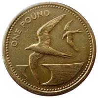 1 Pound - Elizabeth II 2nd portrait