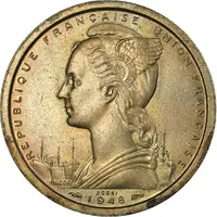 2 Francs Piedfort, copper-nickel