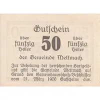 50 Heller Mettmach