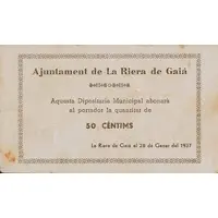 50 Céntimos La Riera de Gaià