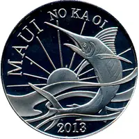 2 Maui Trade Dollars