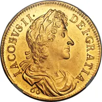 60 Shillings - James VII Restrike, Pattern