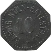 10 Pfennig - Köln-Bayenthal Bamag