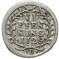 6 Pfennig - Adolphus of Dalberg