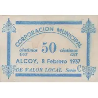 50 Céntimos Alcoy