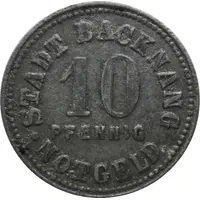 10 Pfennig - Backnang