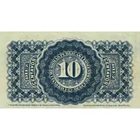 10 Centavos Compañia de Obras Públicas y Fomento del Perú